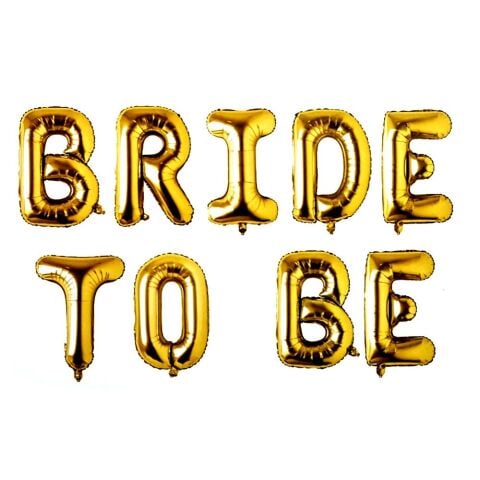 Bride To Be Altın Set Folyo
