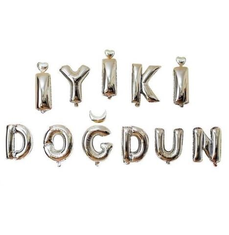 İyi Ki Doğdun Gümüş Set Folyo