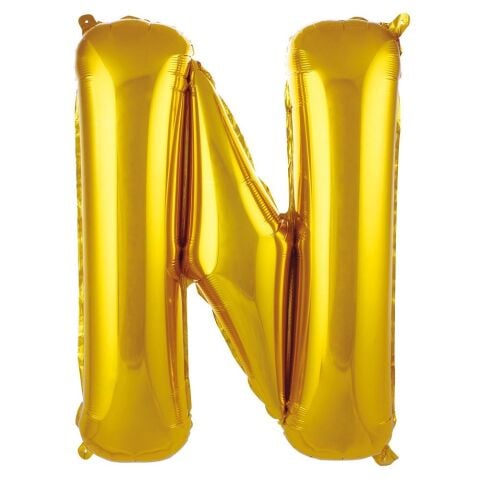 N Harf 34 Inc Altın Folyo