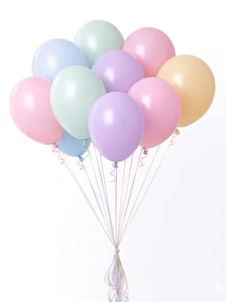 8'li Makaron Renk Balon