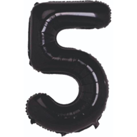 5 Rakam 34 Inc Siyah Folyo