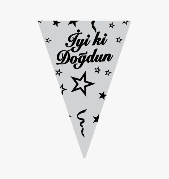 Flama İyi Ki Doğdun Gümüş