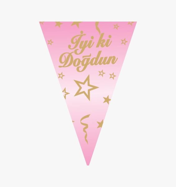 Flama İyi Ki Doğdun Pembe