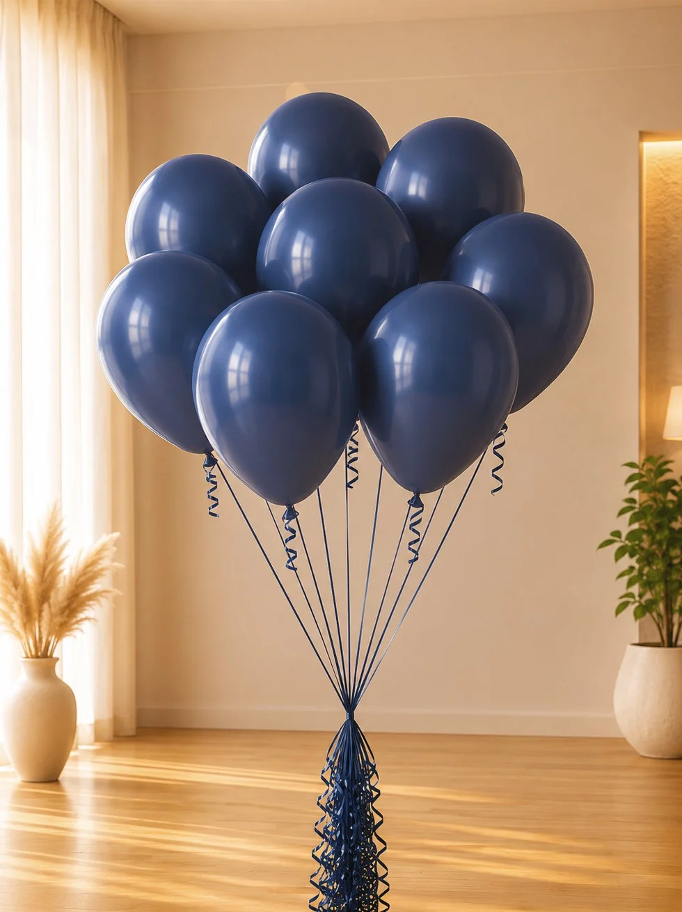 8'li Lacivert Renk Balon
