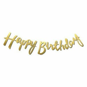 Happy Birthday Altın Yazı