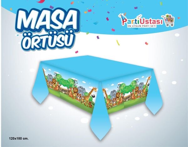 Safari Baskılı Masa Örtüsü