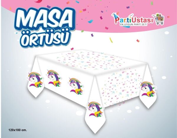 Unicorn Baskılı Masa Örtüsü