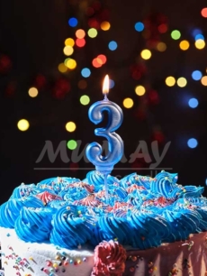 3 Mavi Rakam Mum