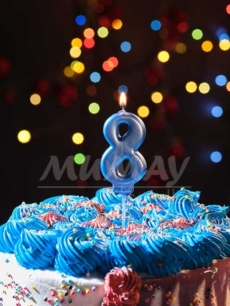 8 Mavi Rakam Mum