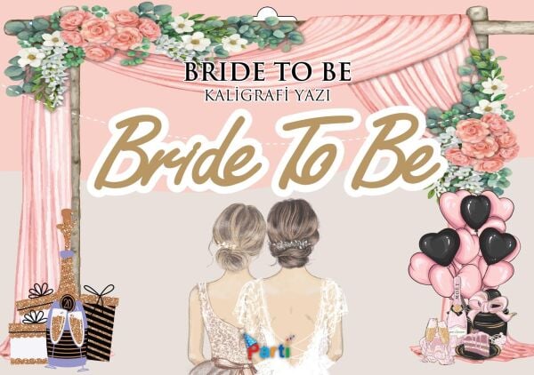 Bride To Be Altın Kaligrafi