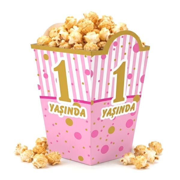 1 Yaş Pembe 8'li Mısır Kutusu