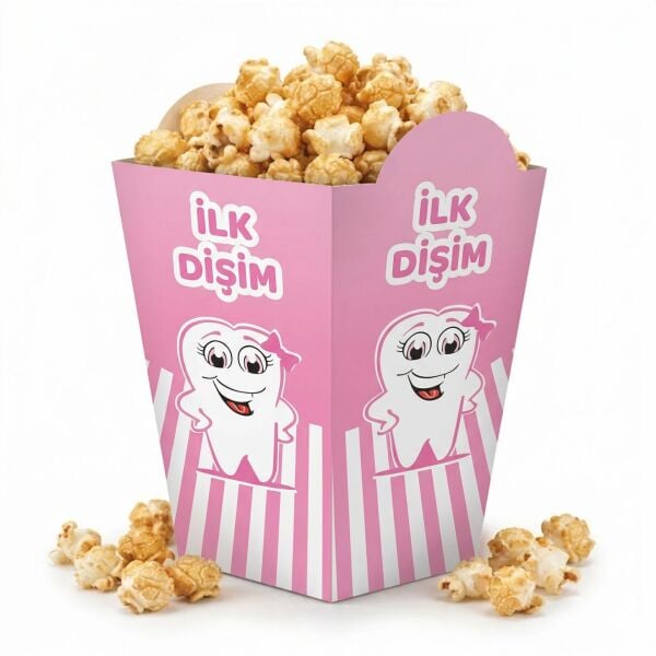 Diş Pembe  8'li Mısır Kutusu
