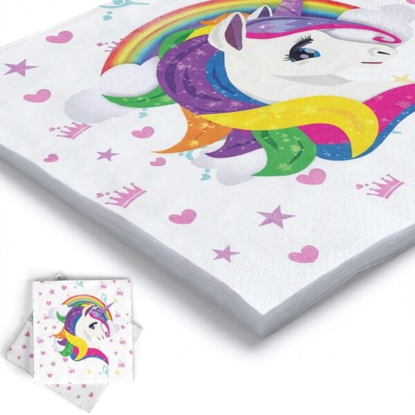 Unicorn Baskılı Peçete