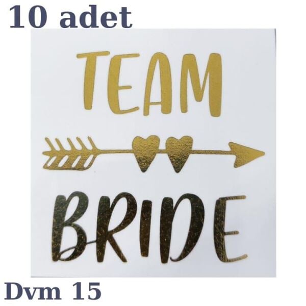 Altın Dövme Team Bride Ok