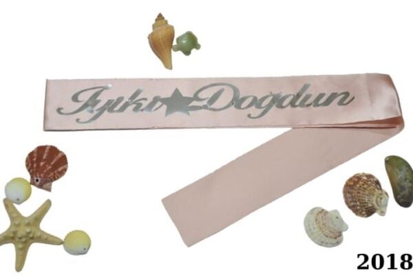 Kuşak İyi Ki Doğdun Pembe / Gümüş