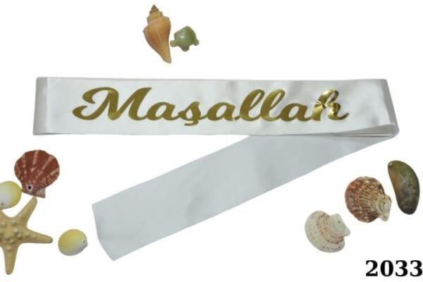 Kuşak Maşallah Beyaz / Altın