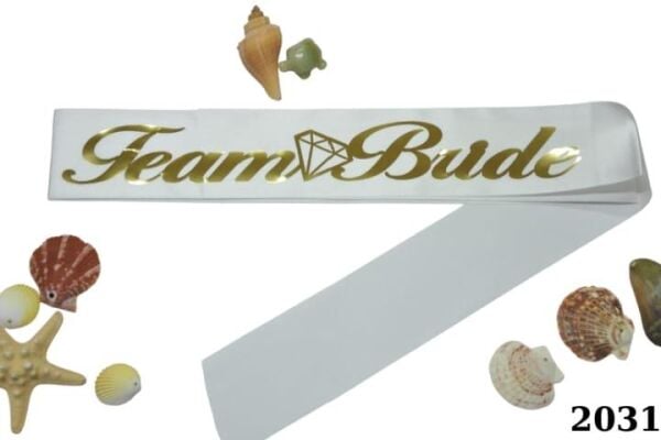 Kuşak Team Bride Beyaz / Altın