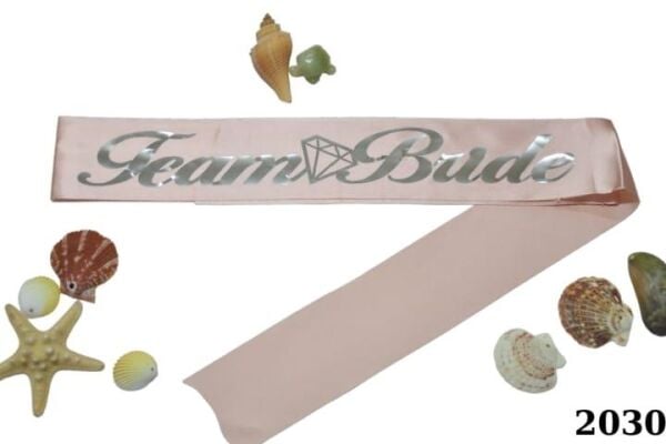 Kuşak Team Bride Pembe / Gümüş