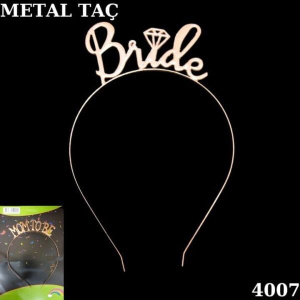 Bronz Taç Metal Bride