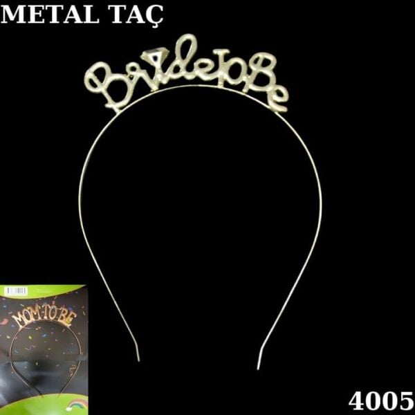 Altın Taç Metal Bride To Be