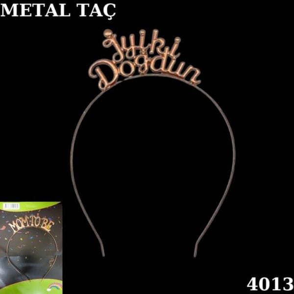 Taç Metal İyi Ki Doğdun Bronz