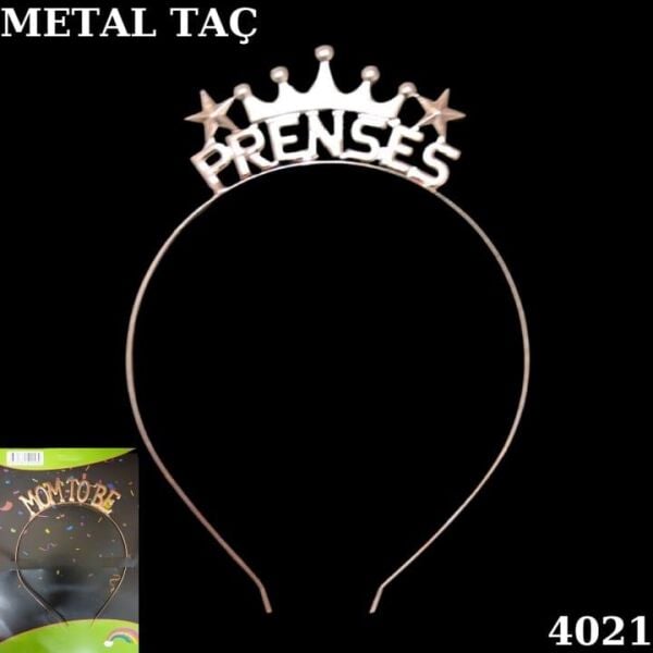 Bronz Taç Metal Prenses