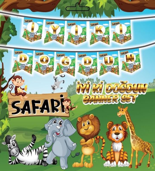 Yazı Zarf Banner Safari Yeni