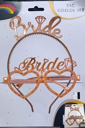 Bride Rose Mika Taç Gözlük