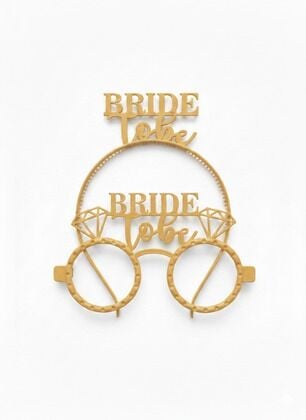 Bride To Be Altın Mika Taç Gözlük