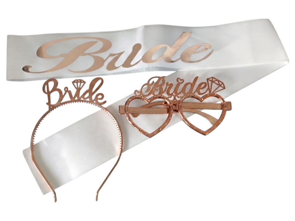 Bride Beyaz Rose Set