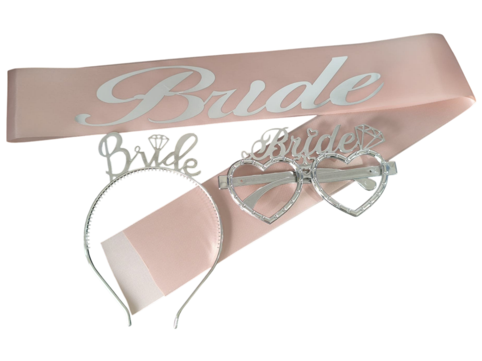 Bride Pembe Gümüş Set