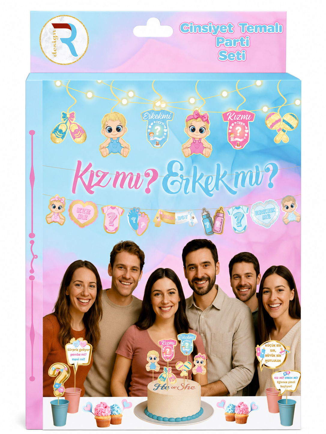 Cinsiyet Temalı Parti Seti