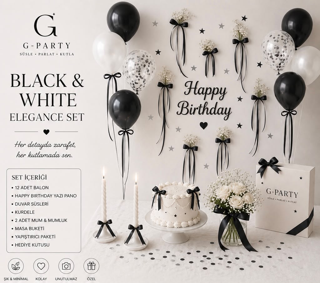 Black Ribbon Set