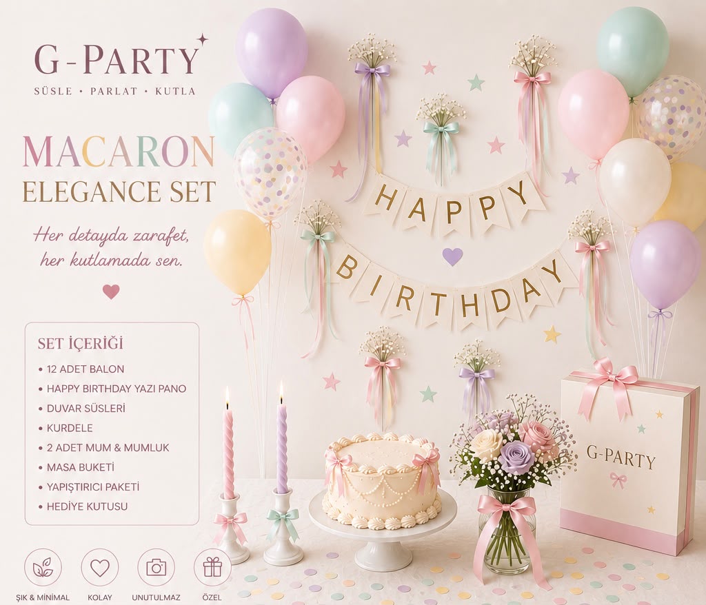 Macaron Ribbon Set